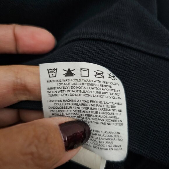 Nike Versa Cropped Sweatshirt, Black, XS - Picture 8 of 15